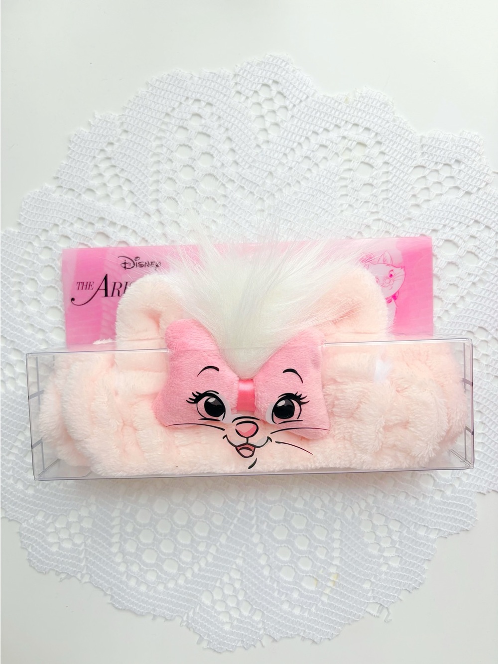 Disney’s The Aristocats Marie Plush Spa Headband 🎀✨ NWT!